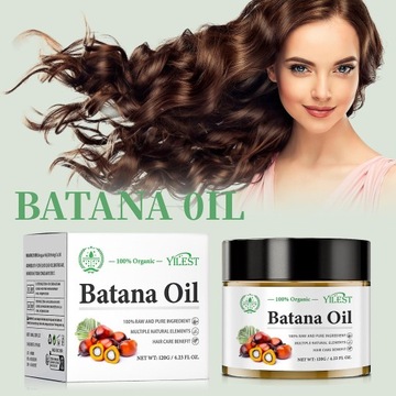 Organiczny olej Batana na porost włosów, 100% naturalny - 2 szt