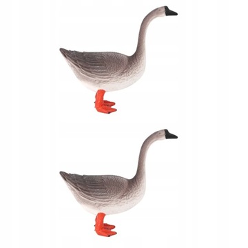 Duck Swan Garden Ornament Desktop Doll 2 Count