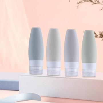 Силиконовые дорожные бутылки, набор контейнеров