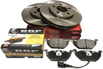 Диски Колодки Передние Audi A2 A3 VW Golf 4 Polo Skoda Fabia Octavia 1 (256мм)