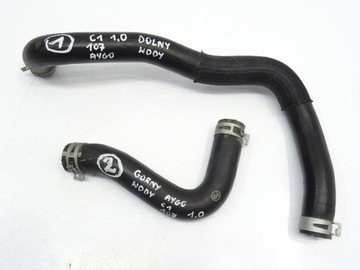 ШЛАНГ ВОДЯНОГО ОХЛАДИТЕЛЯ PEUGEOT 107 CITROEN C1 TOYOTA AYGO I 2005-2014 1.0
