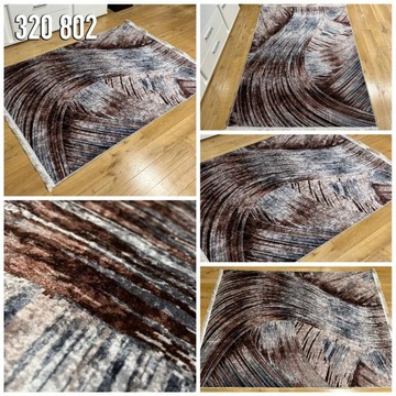 MODNY MAŁY KOLOROWY DYWANIK 60X100 PRINT NOWOCZESNY CHODNICZEK