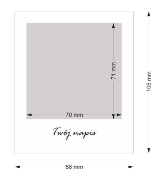 Магнит с вашей фотографией Polaroid — персональный подарок.