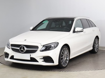 Mercedes Klasa C W205 Kabriolet Facelifting 1.5 200 184KM 2018 Mercedes C C 200 4MATIC, Salon Polska, Serwis ASO, zdjęcie 1