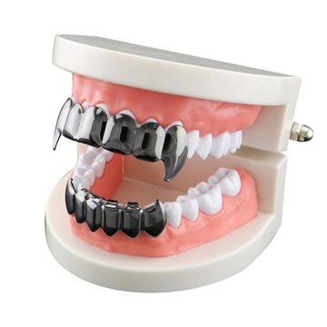 Zestaw Luxury Caps Grills 6 Fang Grill w kolorze czarnym