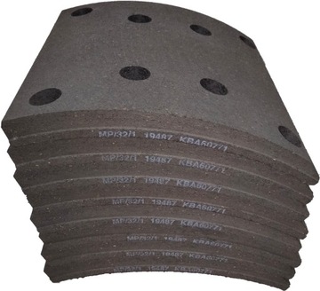 MERCEDES ACTROS AXOR ATEGO OKŁADZINY HAMULCA ŁÓDŹ