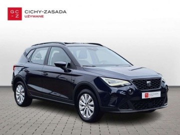 Seat Arona Crossover Facelifting 1.0 TSI 110KM 2022 Seat Arona serwis ASO 1.0TSI 110KM bezwypadkowy pakiety FullLink alufelgi, zdjęcie 6