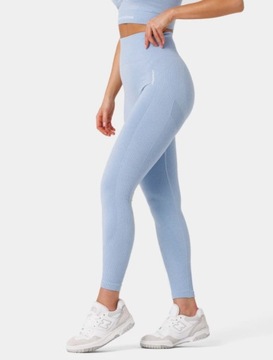 СИНИЕ БЕСШОВНЫЕ ЛЕГГИНГИ ДЛЯ ФИТНЕСА CARPATREE - M