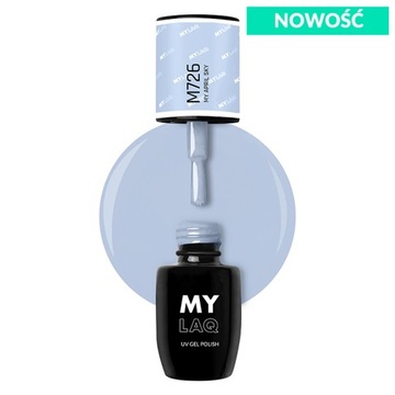 MYLAQ Lakier Hybrydowy M726 My April Sky 5ml