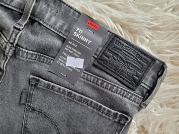 rurki LEVI'S 711 Skinny W24 L30 24x30 XXS PREMIUM