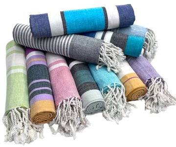 ПЛЯЖНОЕ ПОЛОТЕНЦЕ ПАРЕО ДЛЯ БАССЕЙНА САУНЫ СПА ФУТА ХАММАМ ОРГАНИЧЕСКИЙ ХЛОПОК