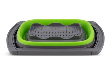 Дуршлаг СИЛИКОНОВЫЙ, РАСШИРЯЕМЫЙ, СКЛАДНОЙ