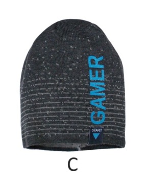 CZAPKA CHŁOPIĘCA WIOSENNA *kol* 52-54cm 7-12 lat