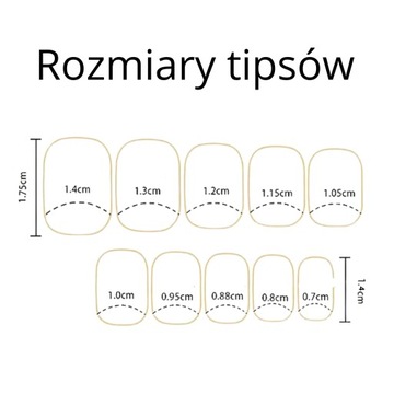 PAZNOKCIE SZTUCZNE TIPSY NUDE OMBRE EFEKT KOCIE OKO KRÓTKIE KWADRAT 24SZT
