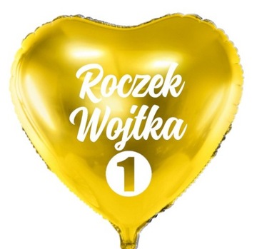 Balon personalizowany ROCZEK + Imię 1 urodziny