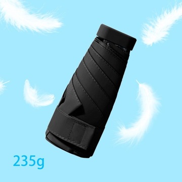 Parasole przeciwdeszczowe dla dorosłych Czarne