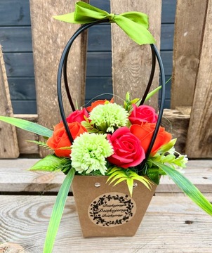 Подарок на День Рождения Именины КРАСИВЫЕ Мыльные Цветы Букет Роз Мыльные Розы