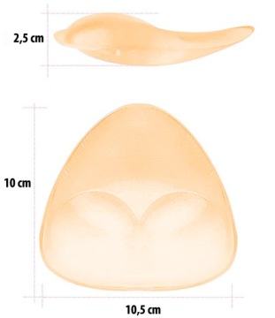 Силиконовые BRAIN INSERTS купальник BIKINI push UP бюстгальтер