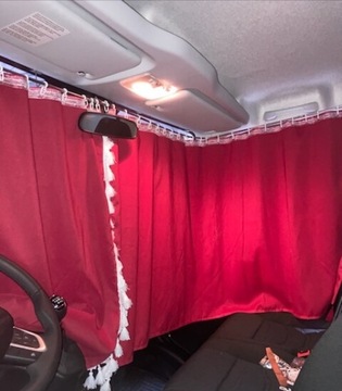 ZASŁONY FIRANY DO KABINY UNIWERSALNE BUS KPL