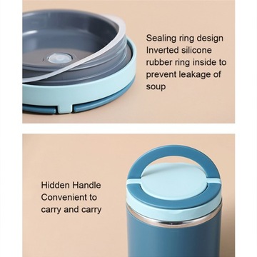 Термос для супа. Термос для горячего. С ложкой.