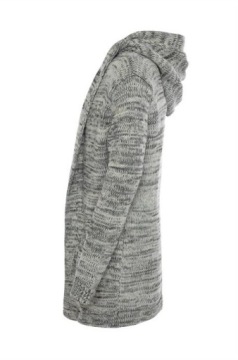 ТЕПЛЫЙ ПЛОТНЫЙ МУЖСКОЙ КАРДИГАН С КАПЮШОНОМ - XL