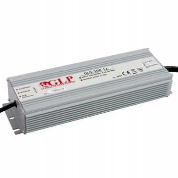 Zasilacz 12V DC 25A 300W GLG-300-12 GLP IP67 gpv
