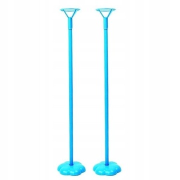 STOJAK NA BALONY 40 cm NIEBIESKI x2 do balonów