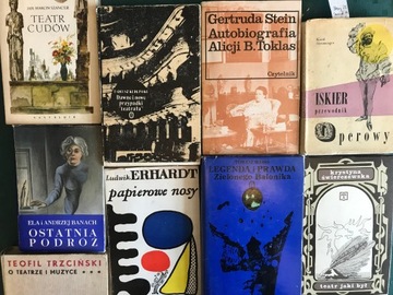 Papierowe nosy L. Erhardt + Trzciński O teatrze i muzyce + inne książki