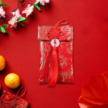 Китайский лунный Новый год, красный конверт с деньгами, подарок в стиле B, вертикальный