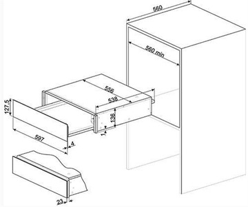 SMEG CPR915P ящик