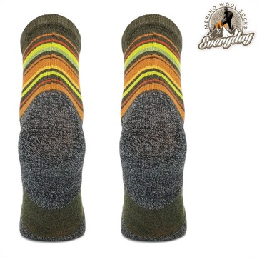 ТЕХНИЧЕСКИЕ ТРЕККИНГОВЫЕ НОСКИ ИЗ ШЕРСТИ МЕРИНОСА для гор *35-38