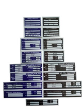 Запасная табличка 100x50 TYPENSCHIL