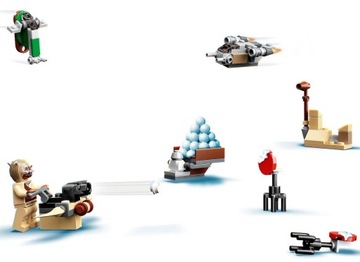 LEGO 75307 Адвент-календарь «Звездные войны». Мятая коробка.