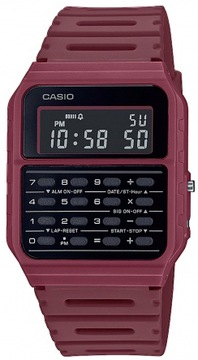 Zegarek męski czerwony CASIO VINTAGE kalkulator