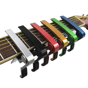 Гитарный каподастр МЕТАЛЛИЧЕСКИЕ струны Черный | БЕСПЛАТНО