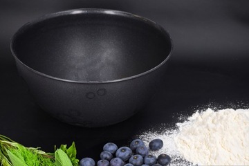 ZESTAW MISEK KUCHENNYCH Z POKRYWKAMI MISKI PLASTIKOWE CZARNE 1,5L; 3L; 6L