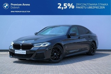 BMW Seria 5 G30-G31 Limuzyna Facelifting 2.0 520d 190KM 2021 BMW 520 BMW 520d xDrive Adaptive LED Fotel Sportow