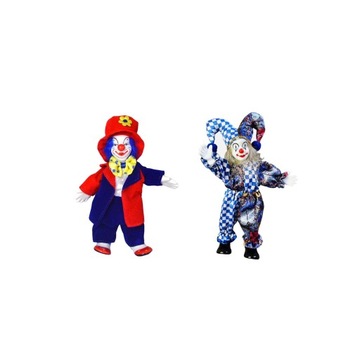 Cute Clown Doll Ozdoba Art Craft dla domu
