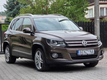 Volkswagen Tiguan I SUV Facelifting 1.4 TSI BlueMotion 160KM 2012 Volkswagen Tiguan kamera DYNAUDIO BIXENON navi grz. fotele ALU 18 Gw, zdjęcie 2