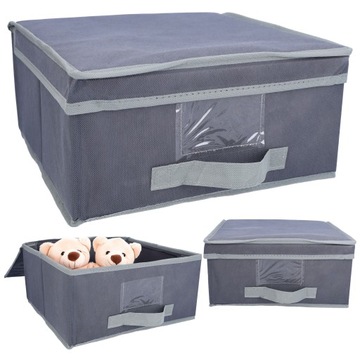 Organizer do szafy przechowywania na ubrania pojemnik pudełko tekstylne