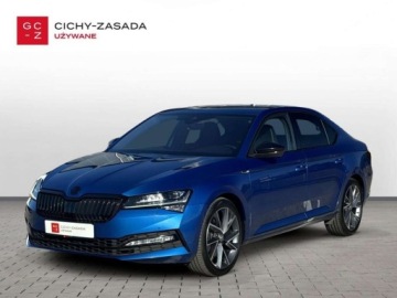Skoda Superb III Liftback Facelifting 2.0 TSI 280KM 2021 Skoda Superb 2.0 TSI 280KM 4x4 DSG Sportline DCC Virtual Canton LED Matrix