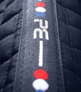 Универсальная подседельная подушка Premier Equine Plain Cotton, темно-синяя