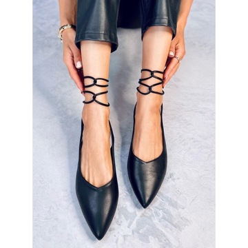 Черный кожзаменитель Другой материал, размер 36