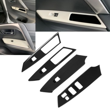 KRYTY NA KLIKY DVEŘE I PŘEPÍNAČE MITSUBISHI PAJERO 19-21, 4 KUSY