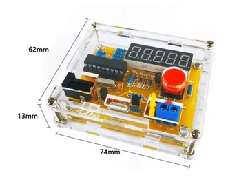 Miernik oscylatorów kwarcowych 1Hz - 50Mz z obudową diy kit