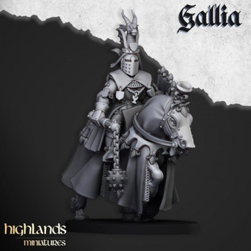 Royal Knights of Gallia Captain Highlands Miniatures