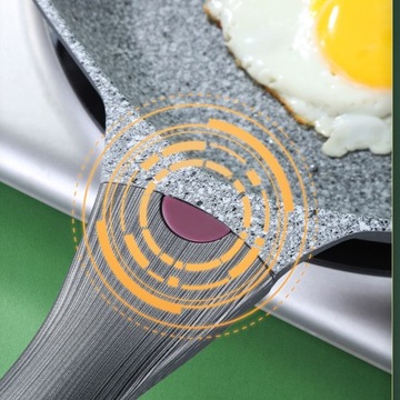 Ośmiokątny kształt patelni nieprzywierająca