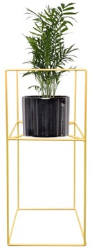 ПОДСТАВКА ДЛЯ ЦВЕТОВ ПОЛКИ ДЛЯ ЦВЕТОВ РАСТЕНИЯ МЕТАЛЛ ЛОФТ золото 60 см