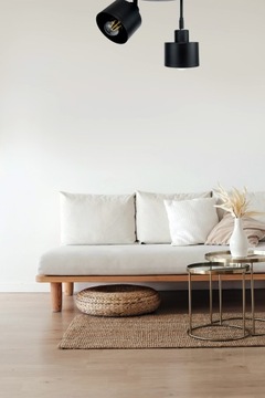 СОВРЕМЕННЫЙ ПОТОЛОЧНЫЙ ПОДВЕСНОЙ СВЕТИЛЬНИК ЧЕРНЫЙ ДВИЖУЩИЙСЯ СВЕТОДИОД