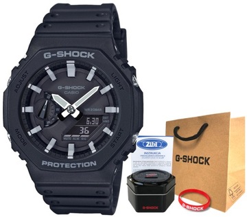 ZEGAREK MĘSKI CASIO G-SHOCK OCTAGON GA-2100-1AER (zd139a) + GRAWER